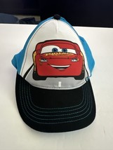 Disney’s Pixar cars lightning McQueen white and blue snapback yourh kids... - £6.14 GBP