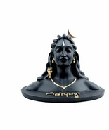simonart and printing Black Adiyogi Lord Shiva Handcrafted Polyresin Figurine - $49.00