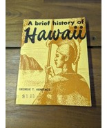 A Brief History Of Hawaii George T Armitage Booklet - $16.87 CAD