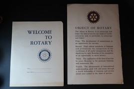 Vtg Welcome to International Rotary Packet c1980 Ephemera - $10.00