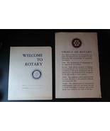 Vtg Welcome to International Rotary Packet c1980 Ephemera - €8,64 EUR
