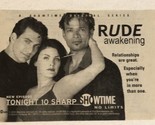 Rude Awakening Tv Guide Print Ad Mario Can Peebles Sherilynn Fenn TPA15 - $5.93