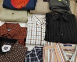 Lot Wholesale Clothing 15 Shirts Pants Blazers NWT &amp; EUC Mens $445  - £70.21 GBP