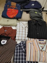 Lot Wholesale Clothing 15 Shirts Pants Blazers NWT &amp; EUC Mens $445  - £70.60 GBP