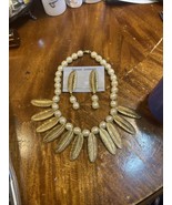 Vintage Necklace Earring Set New Made In USA - €29,68 EUR