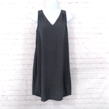 Old Navy Dress Womens Small Black White Floral Sleeveless V Neck Cut Out Mini - £12.56 GBP