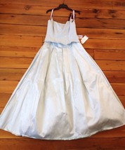 New Niki Livas Lt Blue Prom Quinceanera Formal Dress Ball Gown USA Union... - £98.20 GBP