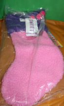 Crayola For Kohl's Christmas Holiday High Pile Fleece Stocking Pink Sweet 16" - £27.62 GBP