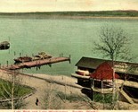 Leschi Park Boat House Printing Error Seattle Washington WA UDB Postcard... - $3.91