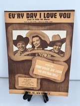 Music Sheet Everyday I love You Just a Little Bit More Two Guys From Texas 1948 - £4.58 GBP