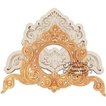 Baroque Photo Frame Silicone Mold Fondant Chocolate Cake Mould DIY Resin... - $13.37