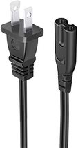 UL Listed 8ft 2 Prong Power Cord for Ion Tailgater Express Game Day Bluetooth Sp - £7.38 GBP