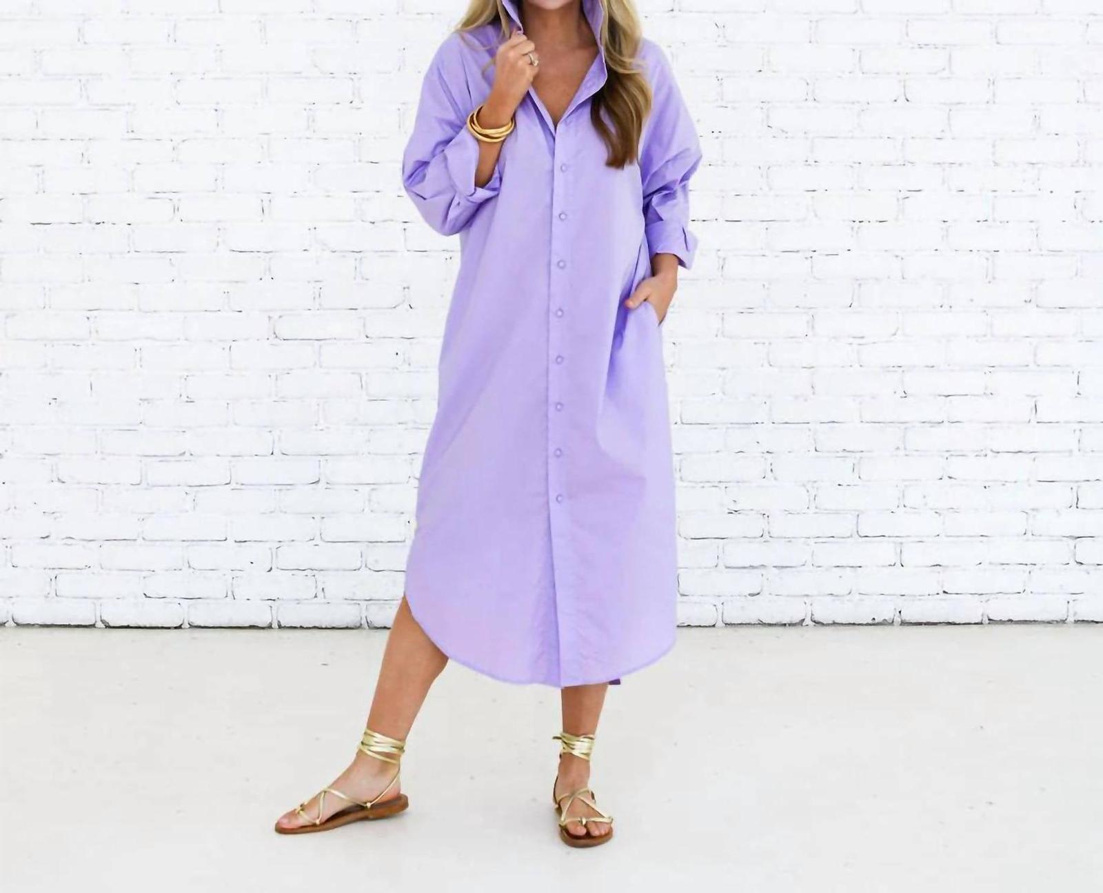 Caryn Lawn Piper Shirt Dress Size One Size - $125.73