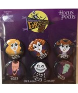 *Nightmare Before Christmas &amp; Hocus Pocus D23 Pin Set Fanniversary Hallo... - $17.00