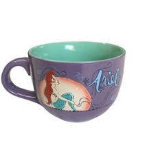Disney Ariel Coffee Mug Large 24 Fluid Oz. Purple Teal The Little Mermaid - £15.78 GBP