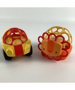 Oballs Go Grippers Push Along Easy Grab Vehicles Baby Toy Lion Popper Buggy - €20,44 EUR