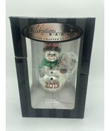 Celebrations by Radko Hand Crafted Glass Christmas Tree Ornament Snowman... - £14.10 GBP