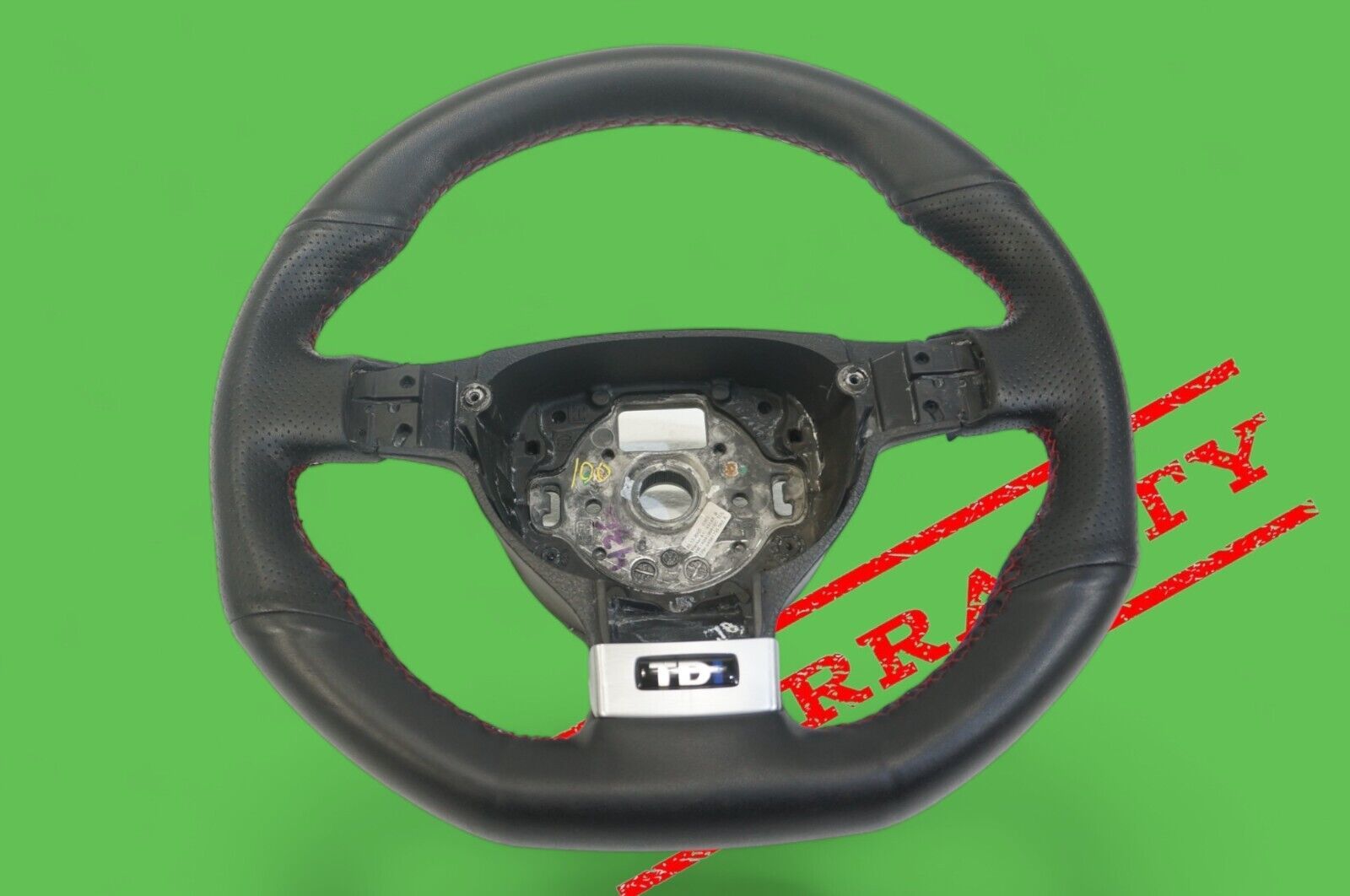 Primary image for 2005-2009 vw jetta mk5 TDI steering wheel black leather sport 1K0419091BC oem