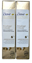 2 Pack Dove Hair Therapy Breakage Remedy Leave On Treatment Nutrient Lock Serum - £20.45 GBP