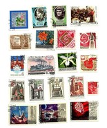 LOT OF 20 RUSSIA USSR POSTAGE STAMPS 1969 Early 70s Soviet Space Histori... - £5.22 GBP