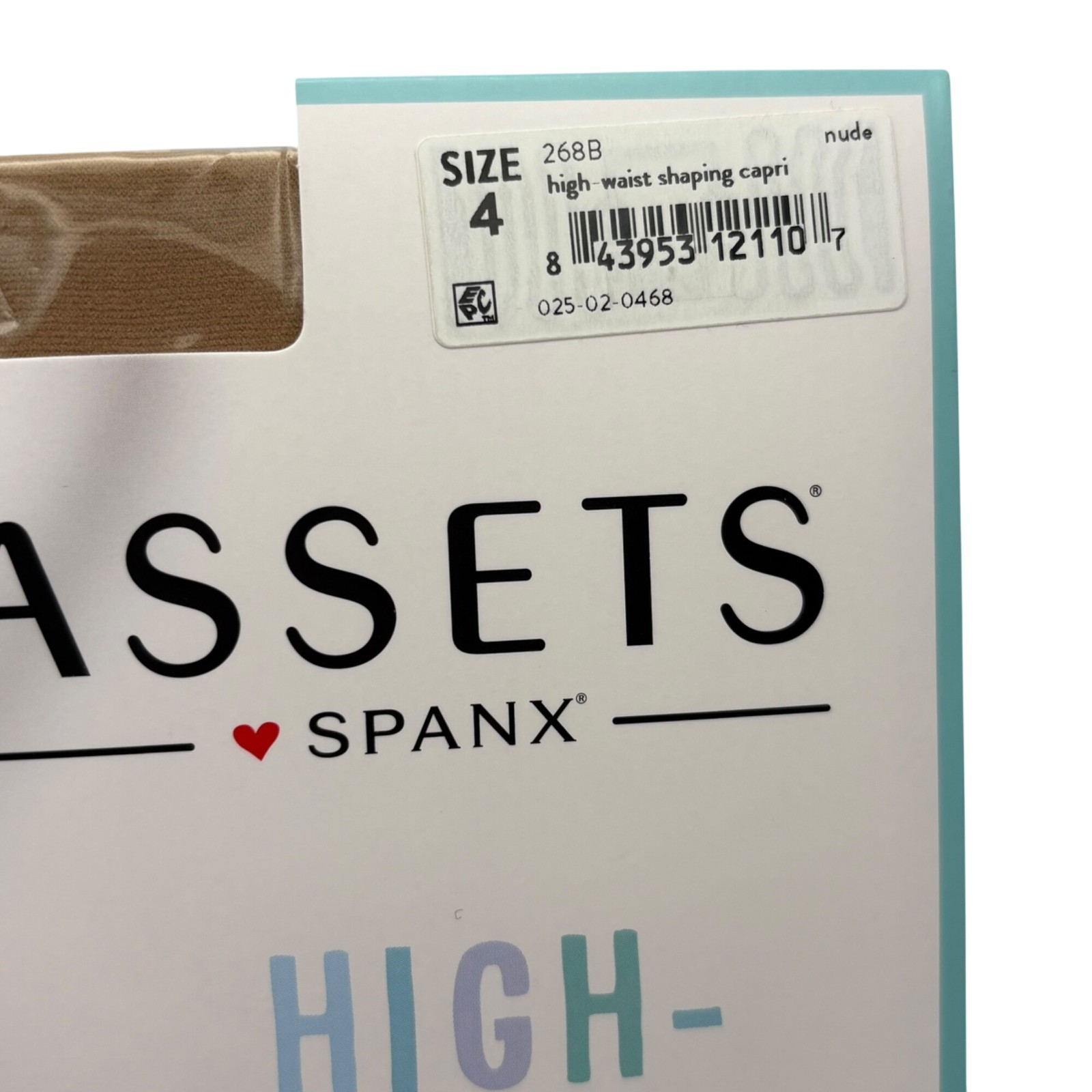 Assets By Spanx High-Waist Shaping Capri Size 4 Nude Item image 2