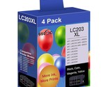 Lc203Xl Ink Cartridges Compatible For Brother Lc203 Lc201 High Yield Wor... - £43.45 GBP
