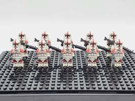 10pcs Star Wars 91st Recon Corps Clone troopers Custom Minifigures Building Toys - £16.47 GBP