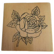 Anitas Rubber Stamp Rose Flower Bloom Love Romantic Friendship Card Maki... - $7.99
