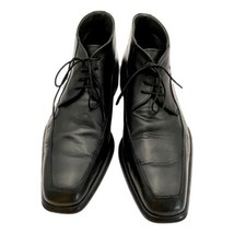 Cristiano Gualtieri Boot Shoe Mens Leather Black Size US 7 EU 40  Leathe... - $46.47