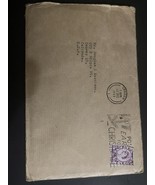 Vintage Queen Elizabeth 11 Purple Postage Stamp On Cover Stamped 1953 - €21,27 EUR