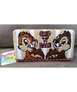 DISNEY WALLET CHIP and DALE Carpet Yarn Brand New Great Quality 8&quot; JAPAN... - $54.69 CAD