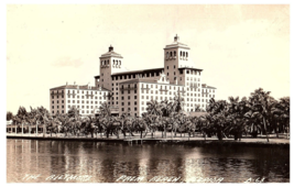 RPPC Postcard The Biltmore Hotel on the Water Palm Beach Florida - £10.15 GBP