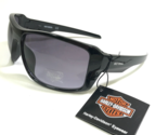 Harley-Davidson Sunglasses HD0144V 01B Black Large Frames with Purple Le... - $60.56