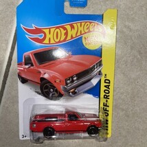 2014 Hot Wheels #139 HW Off-Road/Hot Trucks DATSUN 620 Red w/Black MC5 S... - £3.12 GBP