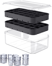 Ice Cube Tray with Lid and Bin, ROTTAY Ice Trays for Freezer, Easy-Relea... - $15.13