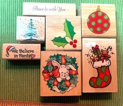 Bunny Wreath Rubber Stamp set #17 - £4.74 GBP