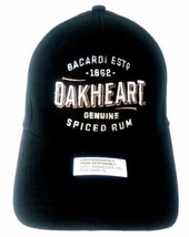 Bacardi Est. 1862 Oakheart Genuine Spiced Rum Embroidered Baseball Cap H... - £6.19 GBP