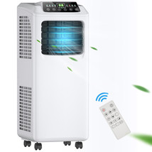 Costway 9000 BTU Portable Air Conditioner & Cooling Dehumidifier w/Remote White - £319.36 GBP