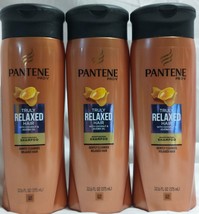 3X  Pantene Pro V Truly Relaxed Hair Moisturizing Shampoo 12.6 Oz Each - £27.29 GBP