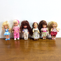 Mattel Barbie Sister Kelly Dolls Lot of 6 4.5&quot; - £18.75 GBP