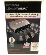 Lumations LED Light Wizard Christmas Halloween Light Show w/Remote Contr... - £22.30 GBP