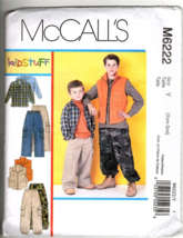 McCall&#39;s Pattern M6222 Boys Shirt, Vest and Pants Sewing Patterns New - £8.22 GBP