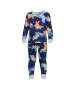 Bluey &amp; Friends Toddler Unisex 2 Pc Long Sleeve Snug Fit Pajama Blue Siz... - £17.91 GBP