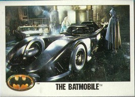 BATMAN - THE BATMOBILE 1989 TOPPS # 77 - $1.73