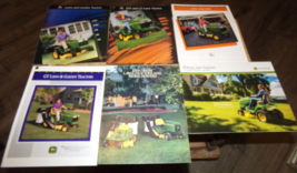 6-lot 1980&#39;s-2013 john deere lawn mower brochures nice used - £7.89 GBP