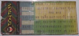 THE WHO 1982 JFK Stadium Philadelphia Ticket Stub Vintage Townsend Plasticized  - £10.00 GBP