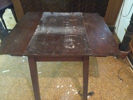 Drop Leaf Side Antique Work Table - $99.00