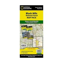 National Geographic Black Hills National Forest Map Pack Bundle: Trails Illustra - £25.48 GBP