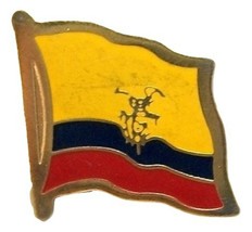 Ecuador Flag Hat Tac or Lapel Pin - £5.38 GBP