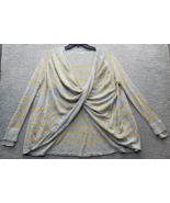 Lululemon Twist &amp; Wrap Sweater Womens XL Multi Striped Knit Long Sleeve ... - $40.22 CAD